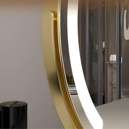 Verlichte Make-upspiegel Met Instelbare LED Verlichting