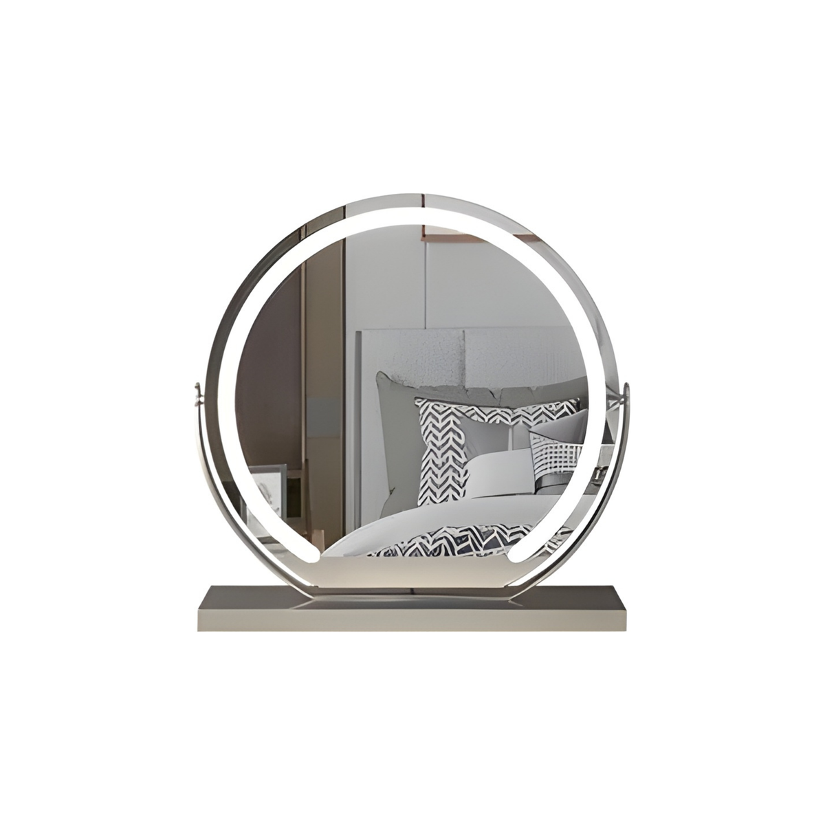 Verlichte Make-upspiegel Met Instelbare LED Verlichting