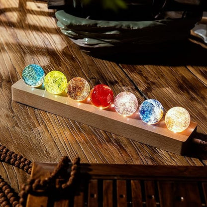 Kristallen Tafellamp met Kosmisch Lichteffect