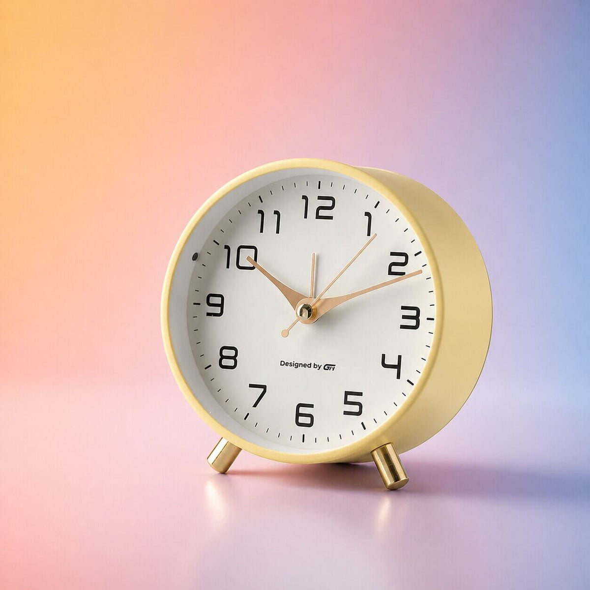 Moderne Tafelklok met Stil Uurwerk en Scandinavische Minimalistische Uitstraling