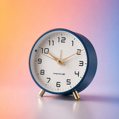 Moderne Tafelklok met Stil Uurwerk en Scandinavische Minimalistische Uitstraling