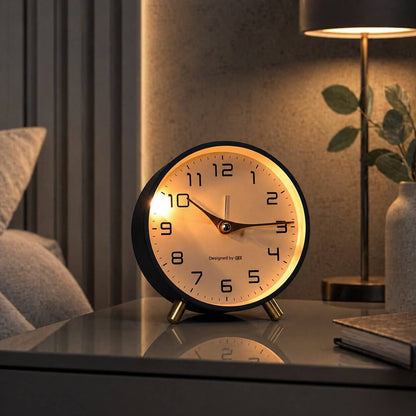 Moderne Tafelklok met Stil Uurwerk en Scandinavische Minimalistische Uitstraling