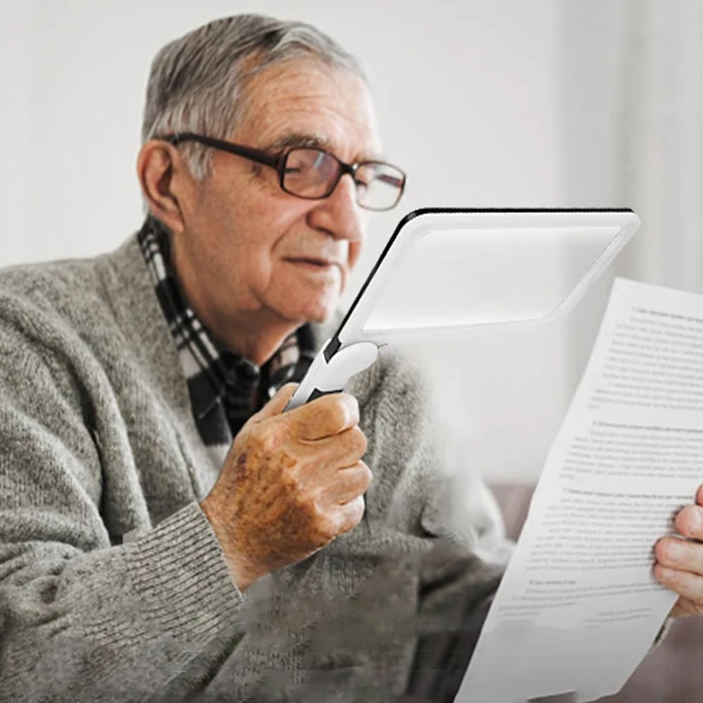 Volledige Paginaloep Met Ergonomische Handgreep Voor Comfortabel Lezen