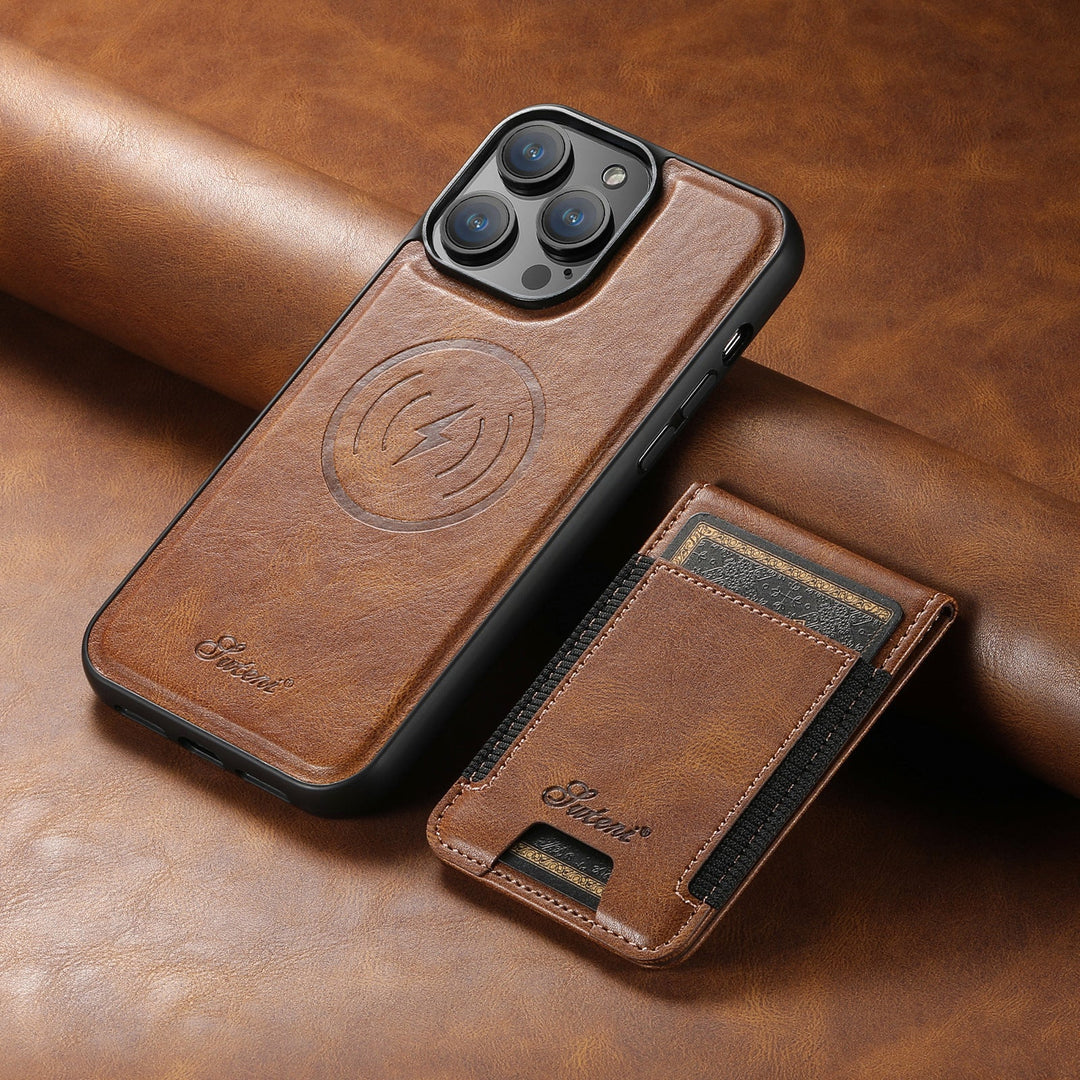 Telefoonhoes Met Magneetfunctie En Kaarthouder Voor Dagelijks Gebruik