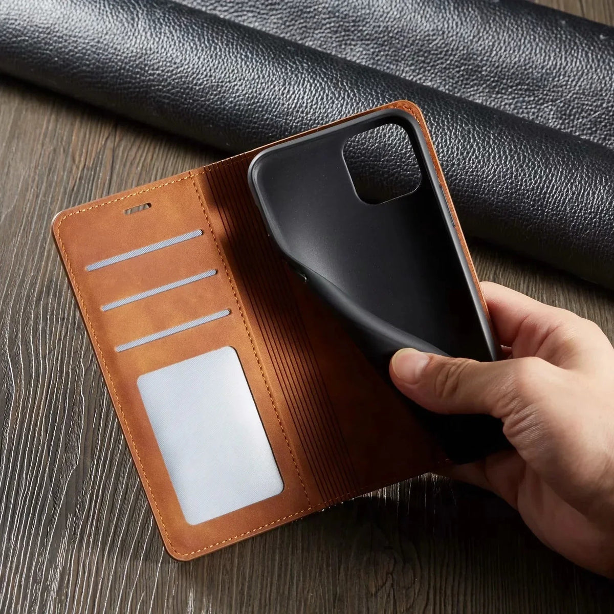 iPhone Hoesje Met Magnetische Sluiting En Volledige Bescherming