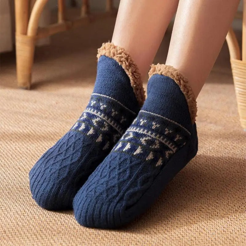 Warme Antislip Huissokken Met Zachte Warmte En Dagelijkse Veilige Grip