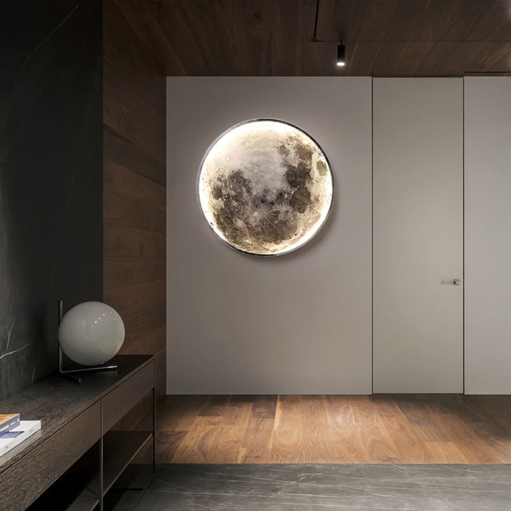 3d led plafondlamp met maan of aarde ontwerp