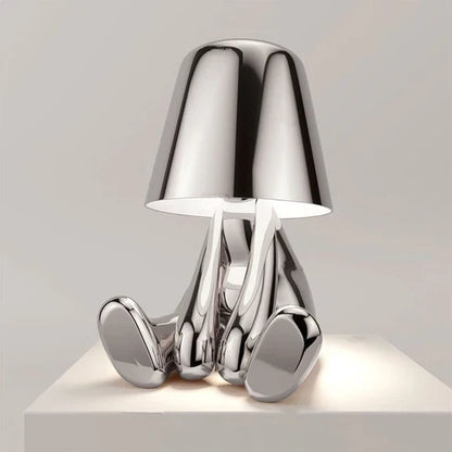Moderne Tafellamp Met Artistiek Figuurontwerp En Touchbediening