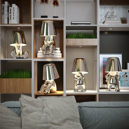 Moderne Tafellamp Met Artistiek Figuurontwerp En Touchbediening