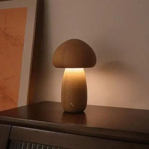Sfeervolle Paddenstoel Tafellamp Met Dimbare Verlichting