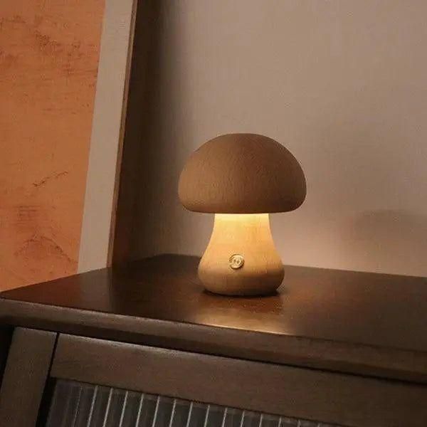 Sfeervolle Paddenstoel Tafellamp Met Dimbare Verlichting