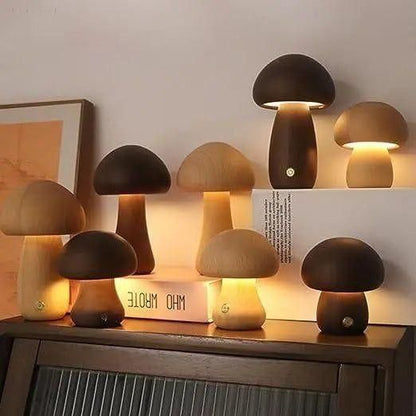Sfeervolle Paddenstoel Tafellamp Met Dimbare Verlichting