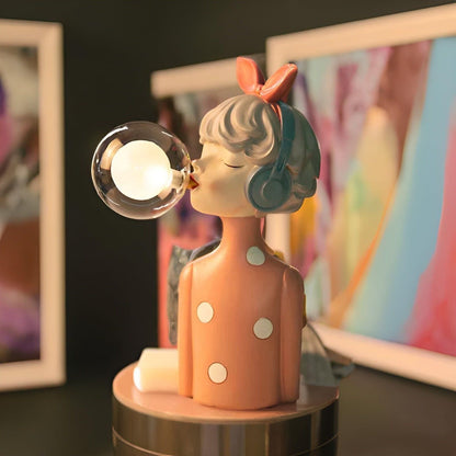 Decoratief Nachtlampje Met Bubbeldesign En Sfeerverlichting