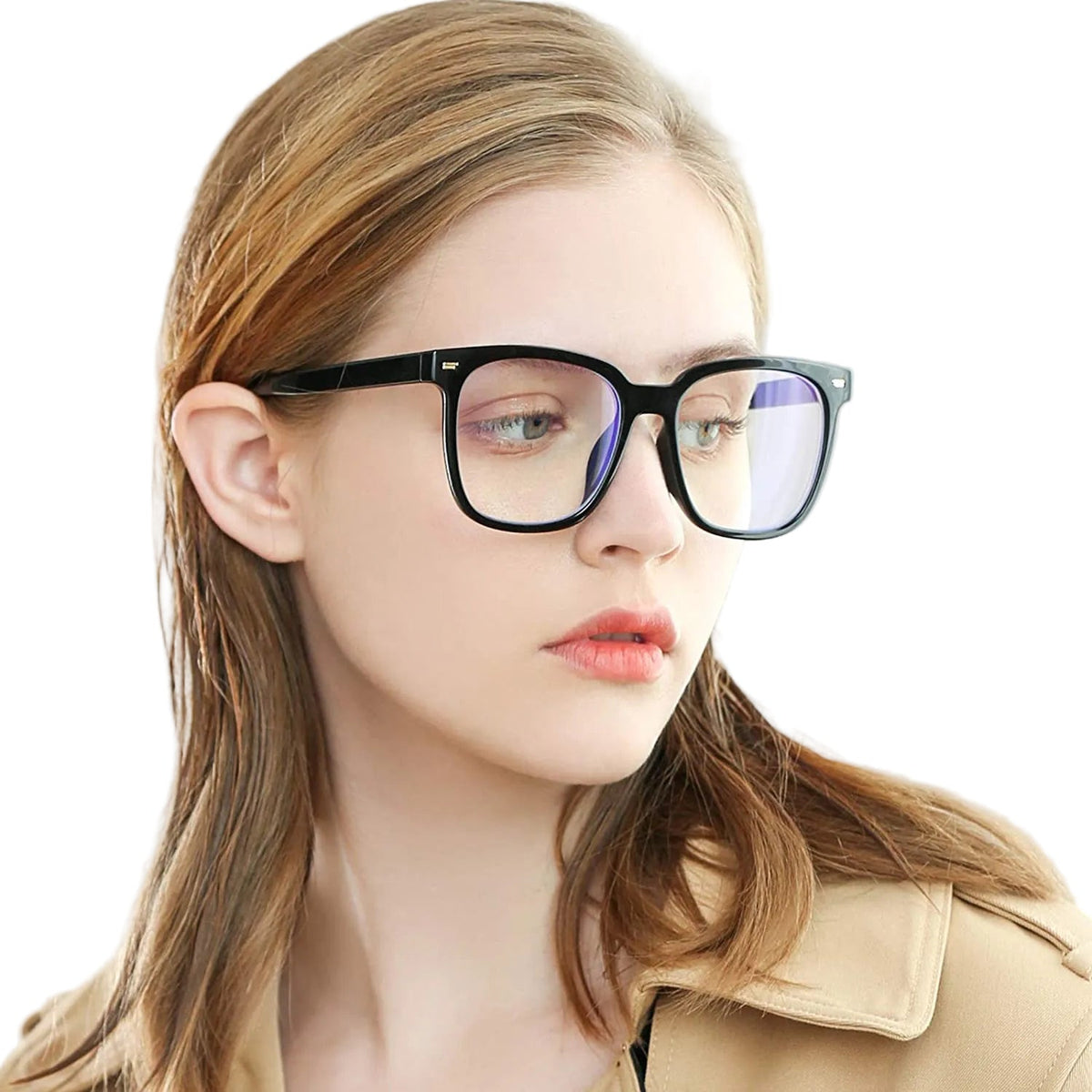 Bijziende Bril Unisex met Anti Blauwlicht en Vierkant Comfort Frame