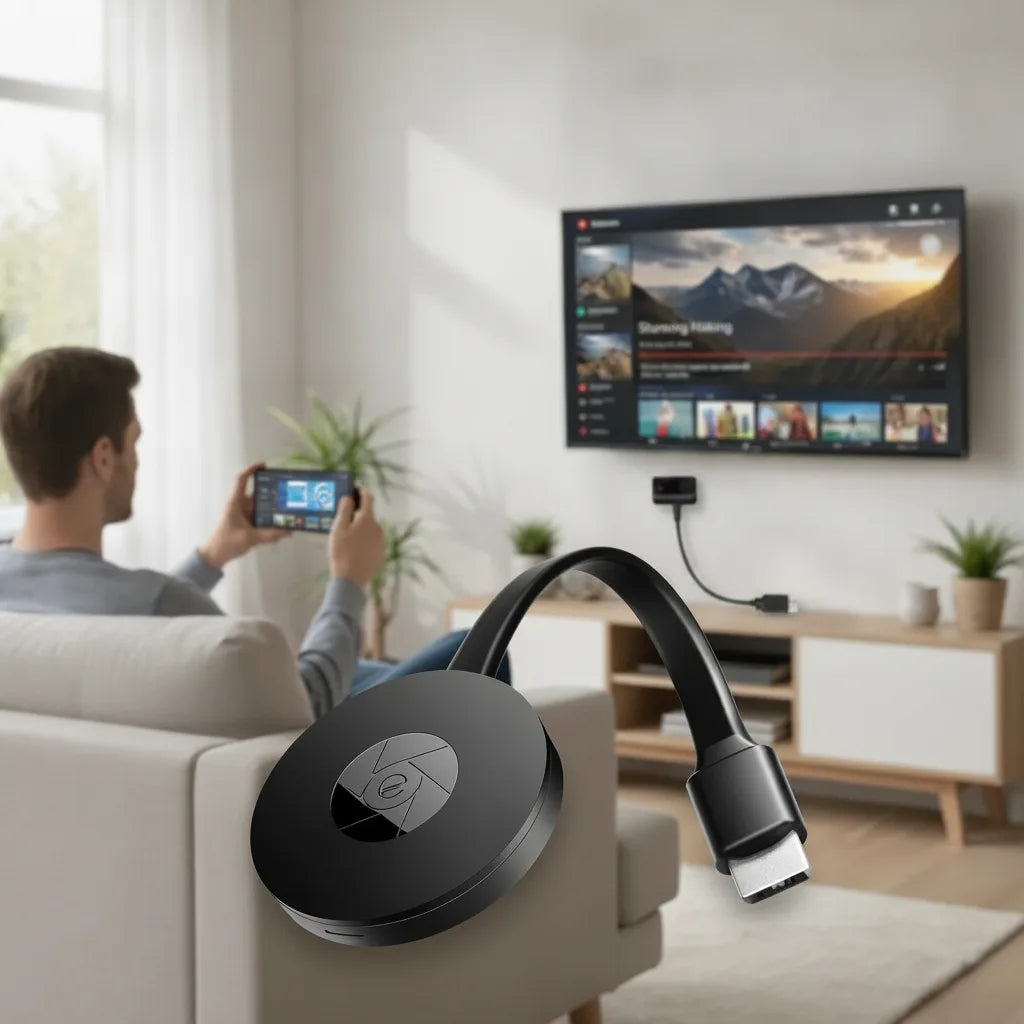 Mirroradapter Voor Direct En Draadloos Spiegelbeeld Naar Tv En Monitor