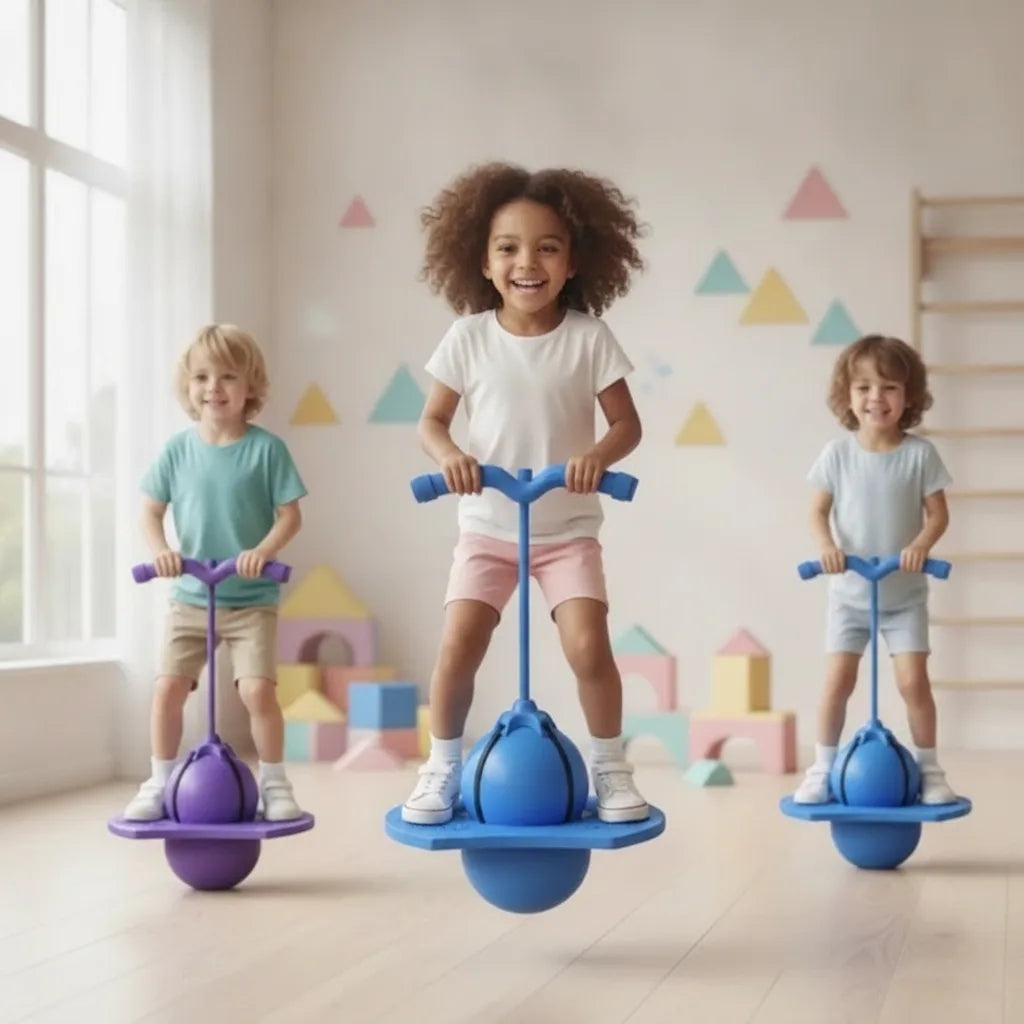 Springbal Voor Speelse En Veilige Balans‑En Bewegingsmomenten Voor Kinderen En Volwassenen