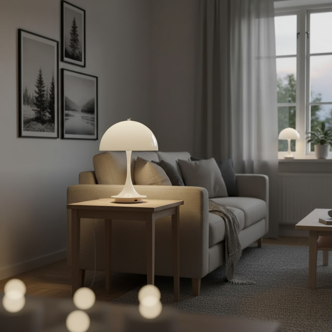 Draadloze LED‑Tafellamp met Meerdere Lichtstanden