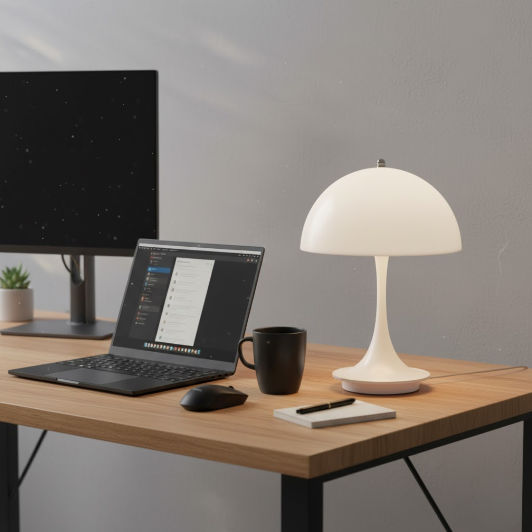 Draadloze LED‑Tafellamp met Meerdere Lichtstanden