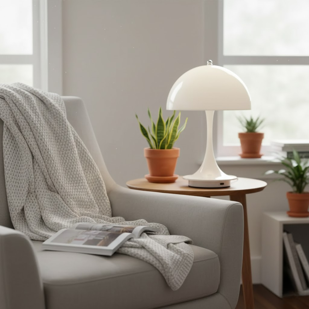 Draadloze LED‑Tafellamp met Meerdere Lichtstanden