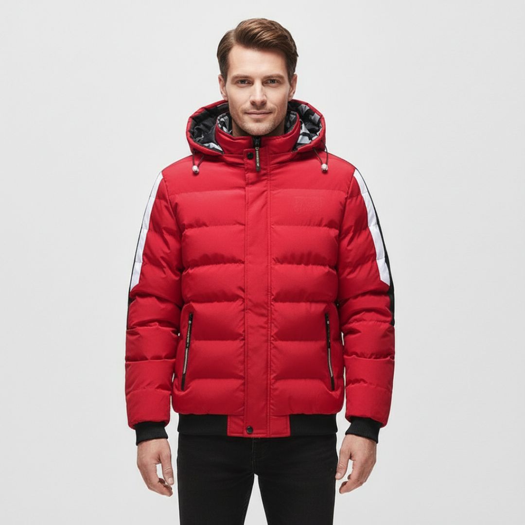 Omkeerbare Winterjas Heren Met Warme Isolatie En Dagelijkse Comfortabele Pasvorm