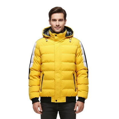 Omkeerbare Winterjas Heren Met Warme Isolatie En Dagelijkse Comfortabele Pasvorm