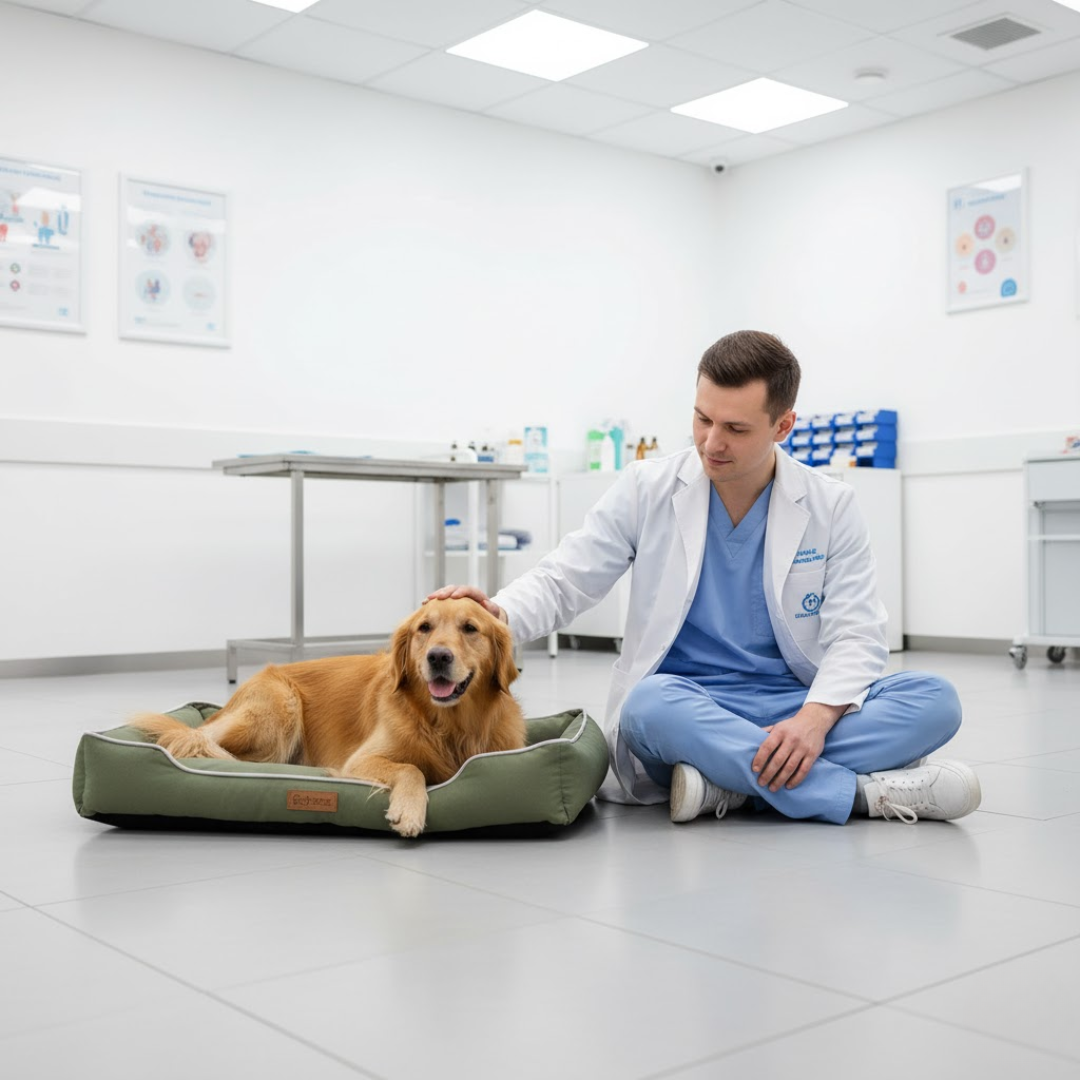 Hondenbed met Ortopedische Vulling en Zachte Hoes