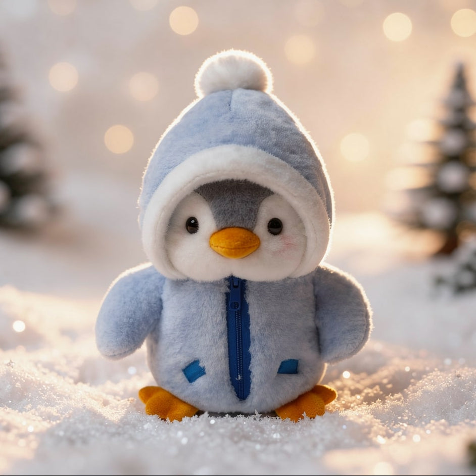 Zachte Pinguïn Knuffel van Pluche – 25 cm