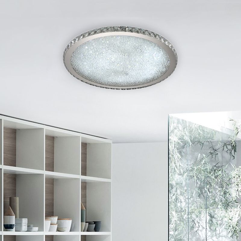 Moderne Kristallen LED Plafondlamp met Sprankelend Design
