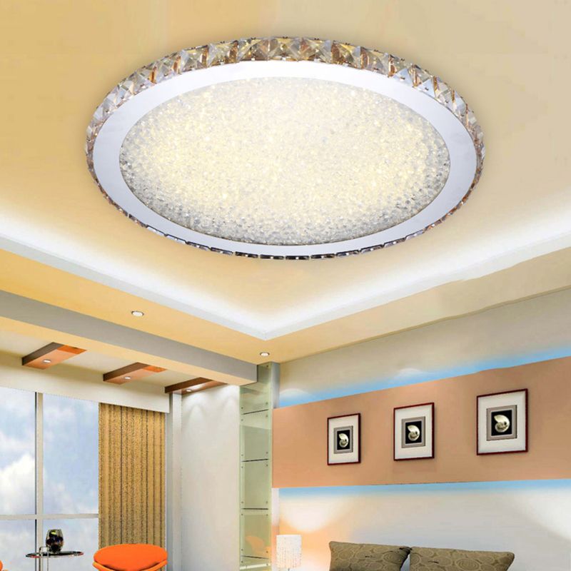 Moderne Kristallen LED Plafondlamp met Sprankelend Design