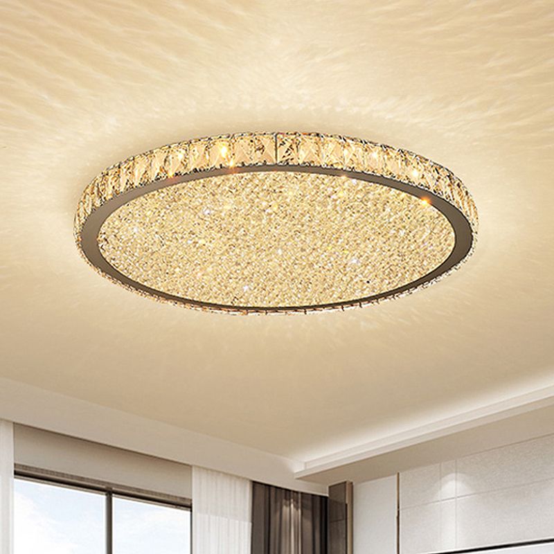 Moderne Kristallen LED Plafondlamp met Sprankelend Design