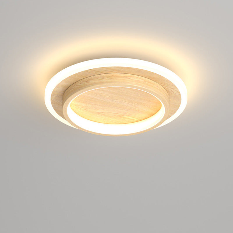 Moderne LED Plafondlamp Met Dubbele Ring Voor Strakke Interieurs