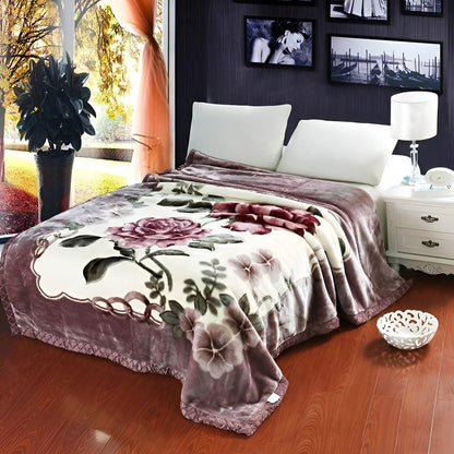Luxe Dubbelzijdig Pluche Plaid van Kunstbont en Microvezel