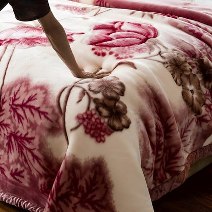 Luxe Dubbelzijdig Pluche Plaid van Kunstbont en Microvezel