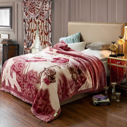 Luxe Dubbelzijdig Pluche Plaid van Kunstbont en Microvezel