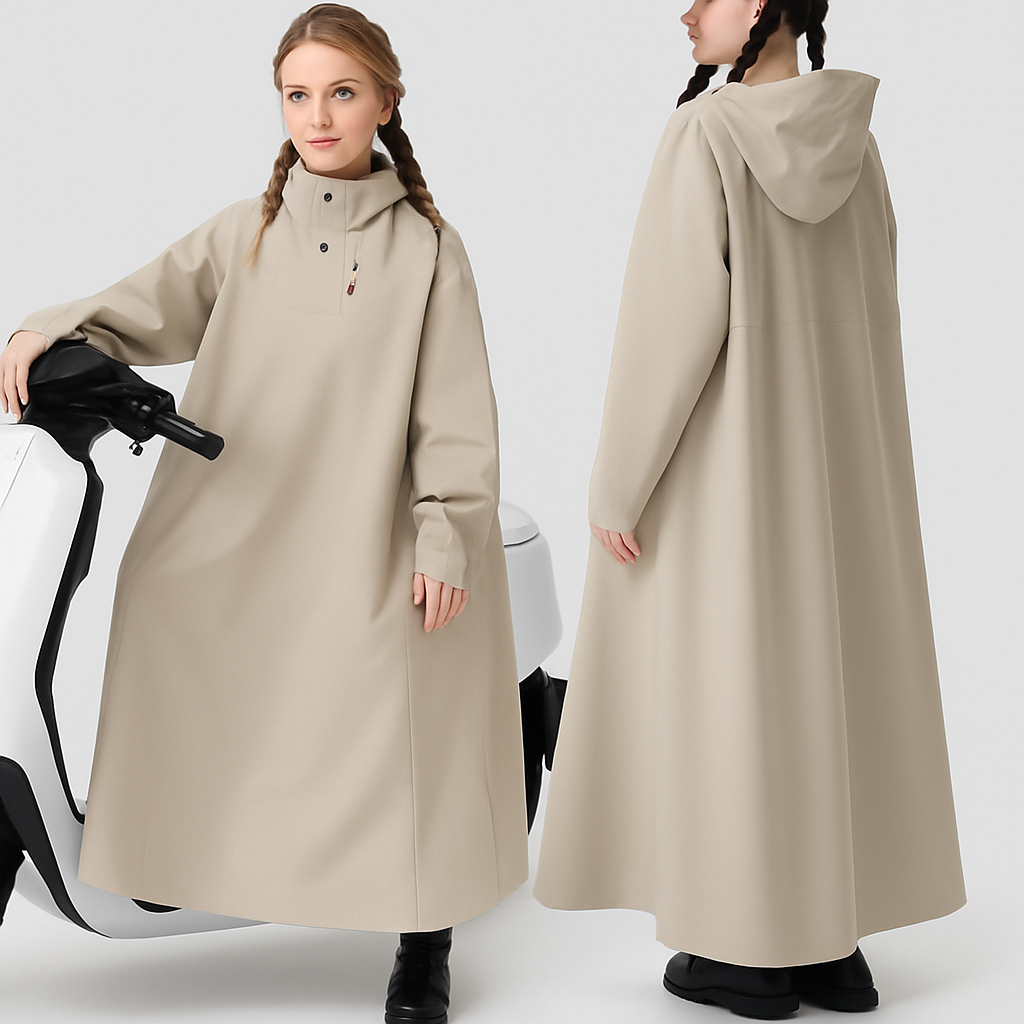 Regenponcho Met Waterdichte Bescherming En Dagelijkse Comfortabele Pasvorm