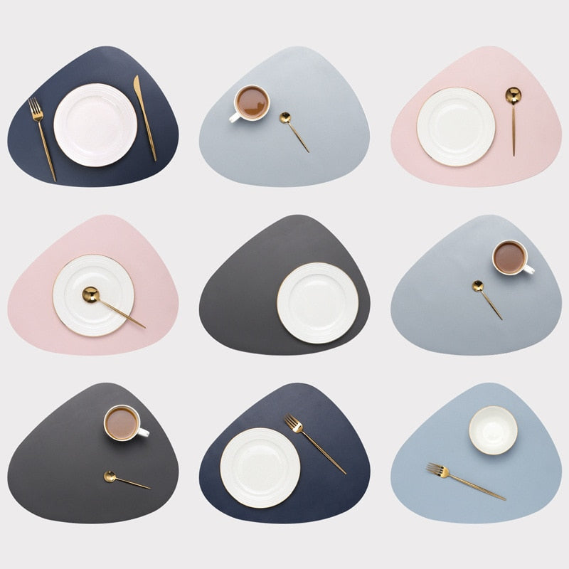 Leren Placemat En Onderzetter Set Voor Stijlvolle Tafeldekking