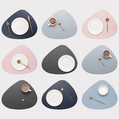 Leren Placemat En Onderzetter Set Voor Stijlvolle Tafeldekking
