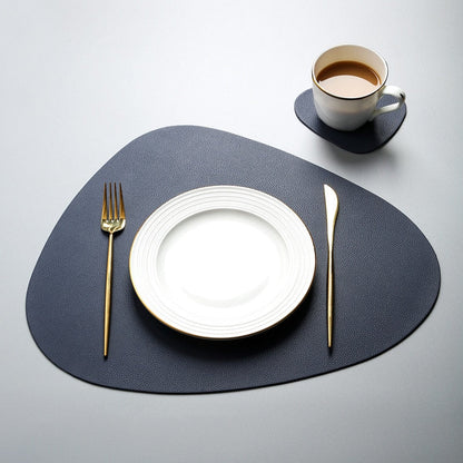 Leren Placemat En Onderzetter Set Voor Stijlvolle Tafeldekking