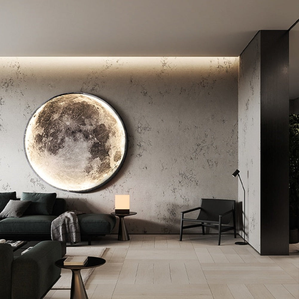 3d led plafondlamp met maan of aarde ontwerp
