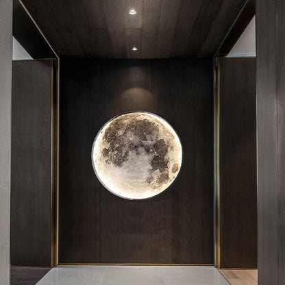 3d led plafondlamp met maan of aarde ontwerp