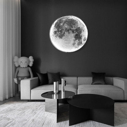 3d led plafondlamp met maan of aarde ontwerp