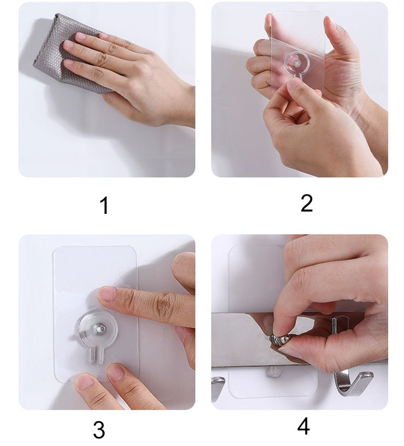 Zelfklevende Muurhaak Met Hoge Draagkracht En PVC‑Constructie