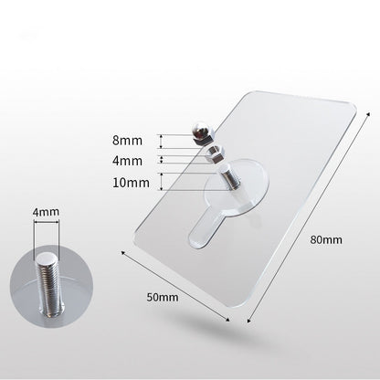 Zelfklevende Muurhaak Met Hoge Draagkracht En PVC‑Constructie
