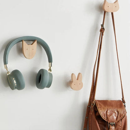 Houten Wandhaken Met Speels Ontwerp En Scandinavische Uitstraling