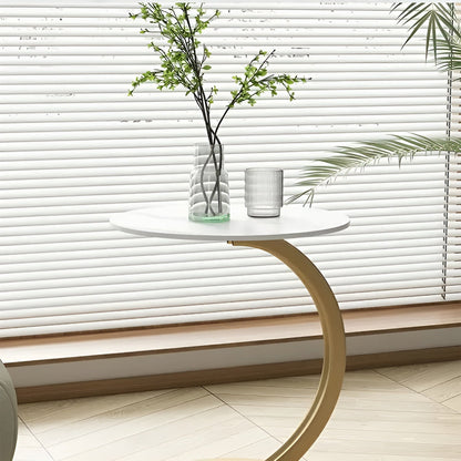 Ronde Bijzettafel met Verstevigd Onderstel