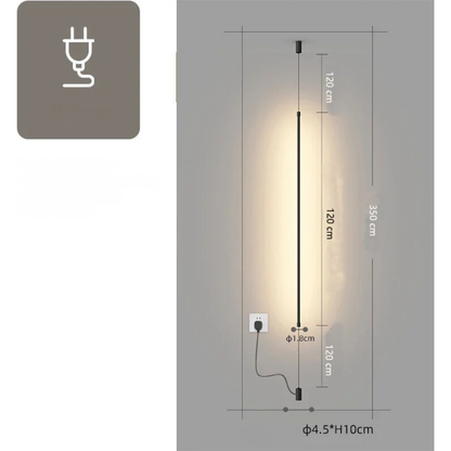 Minimalistische LED Vloerlamp Met Scandinavisch Design