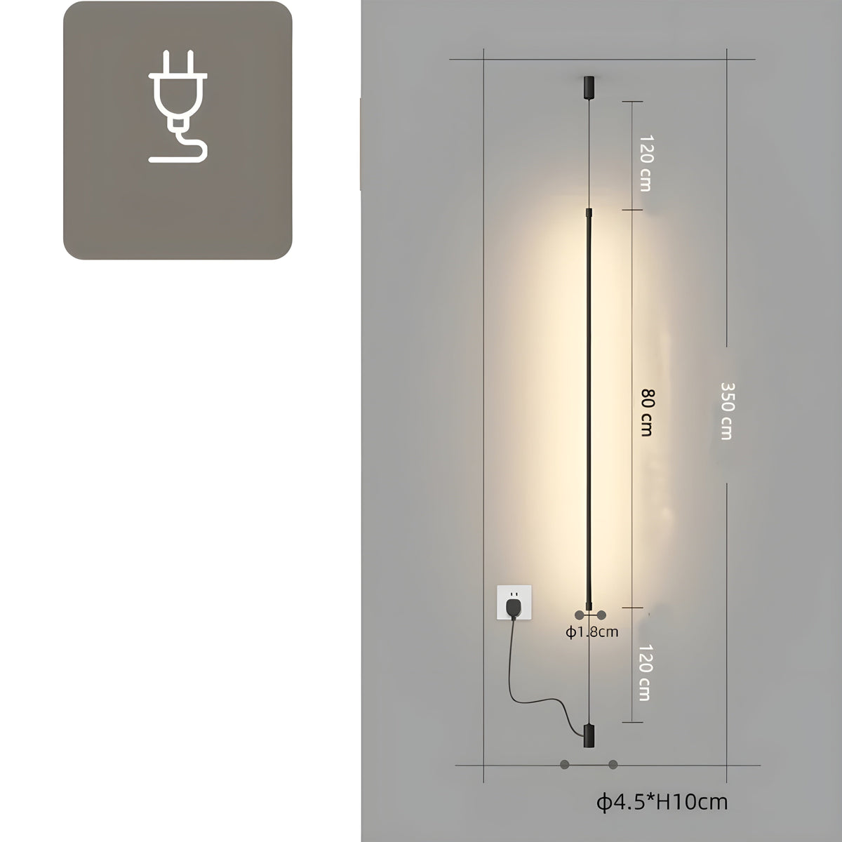 Minimalistische LED Vloerlamp Met Scandinavisch Design