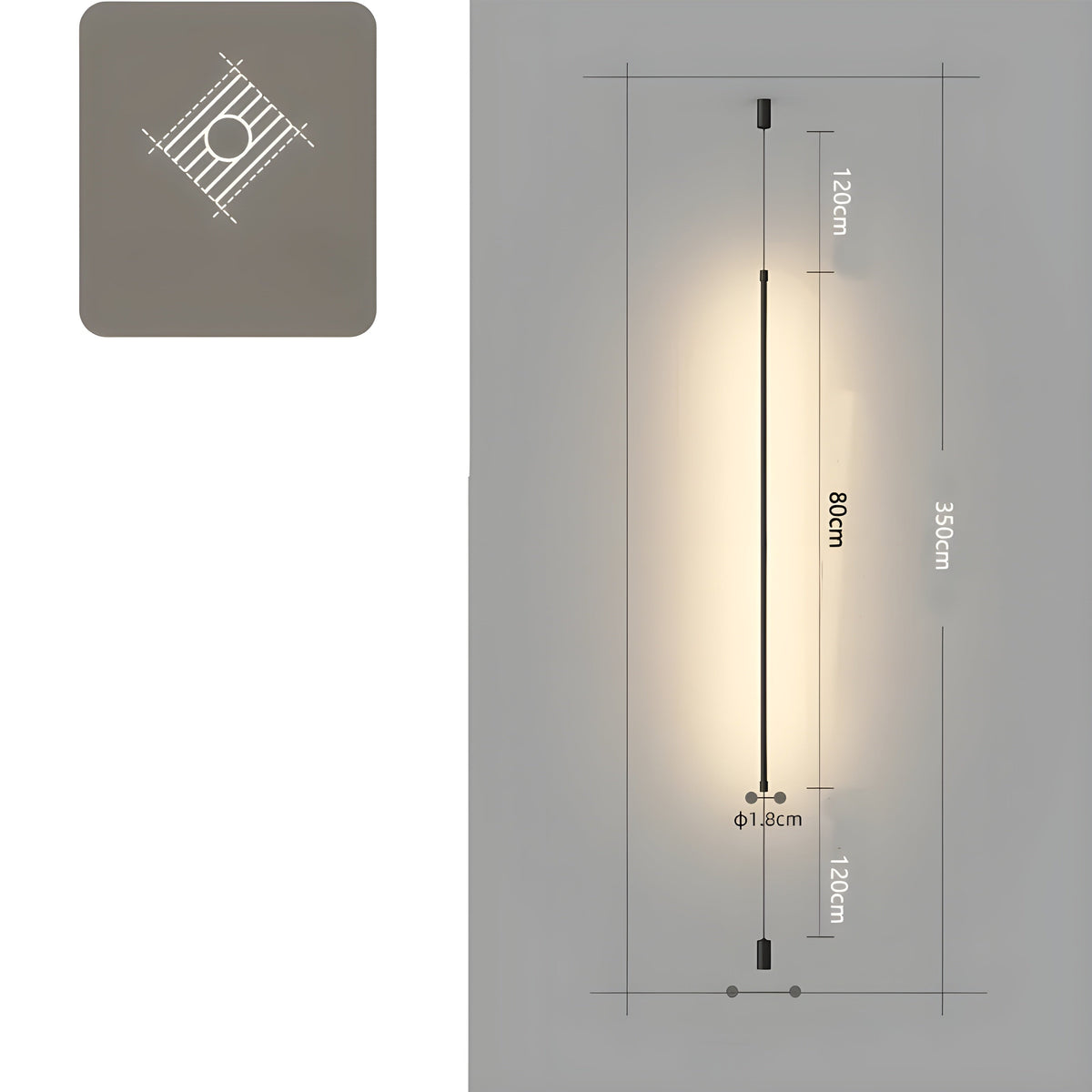 Minimalistische LED Vloerlamp Met Scandinavisch Design