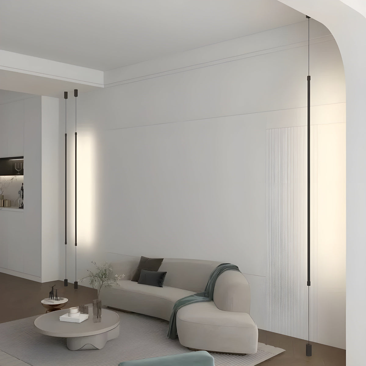 Minimalistische LED Vloerlamp Met Scandinavisch Design