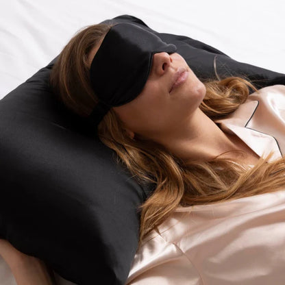 Zijden Slaapmasker Voor Diepe Ontspanning En Volledige Lichtblokkering